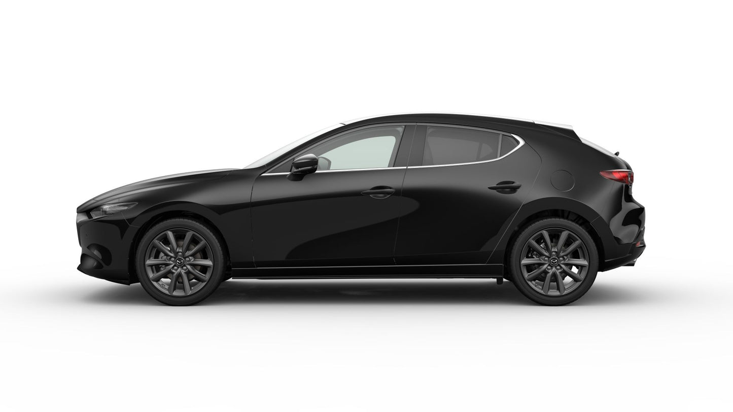 Mazda 3 Hatchback 2.0L e-SKYACTIV X 186ps 6AT FWD Takumi SUNR RLOP – Jet Black