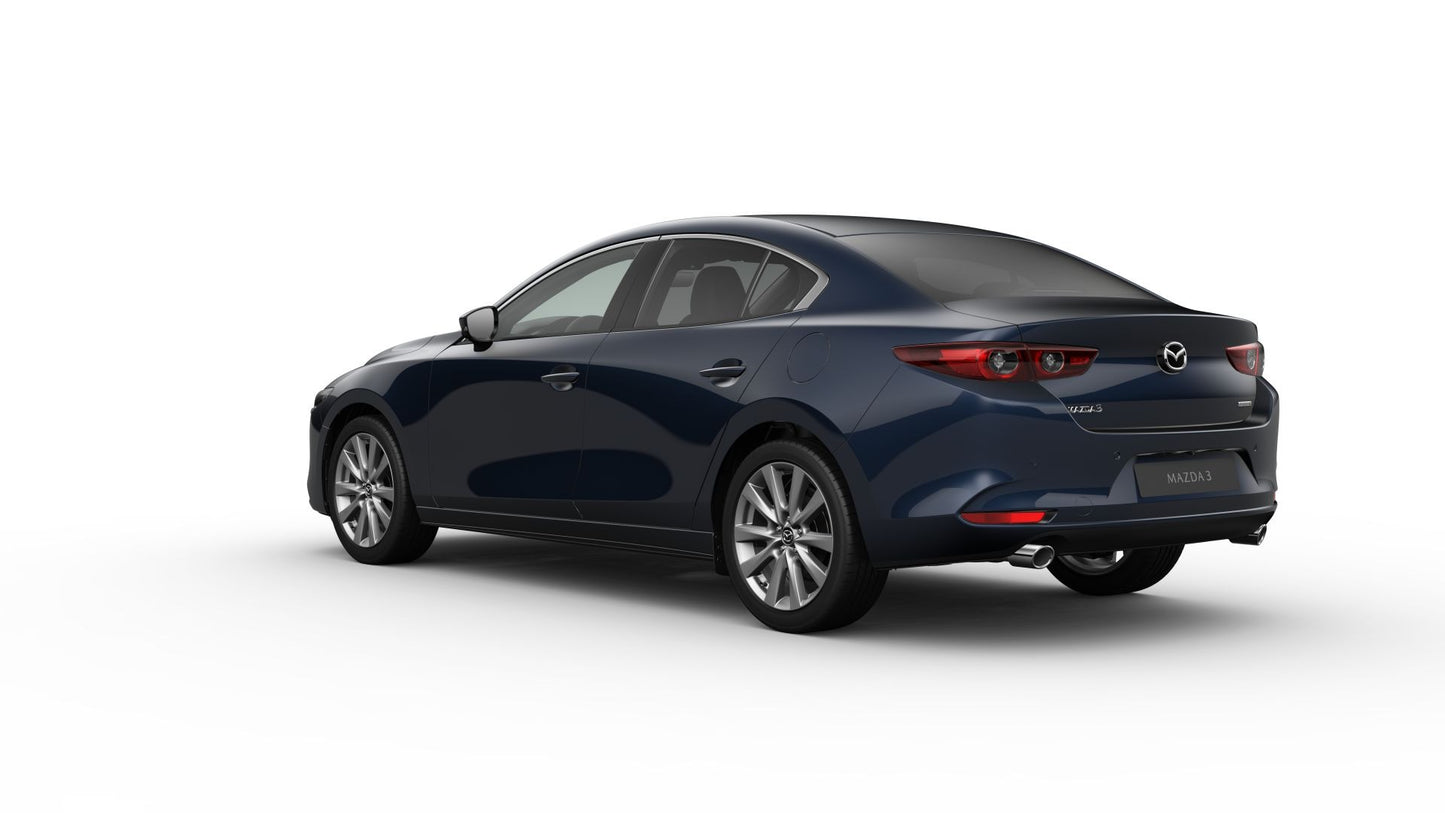 Mazda 3 Sedan 2.0L e-SKYACTIV X 186ps 6AT FWD Exclusive-Line – Deep Crystal Blue