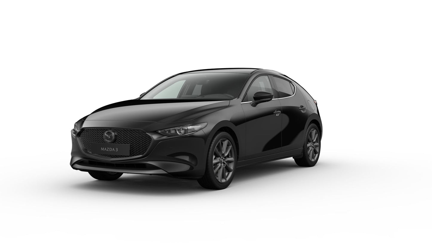Mazda 3 Hatchback 2.0L e-SKYACTIV X 186ps 6AT FWD Takumi SUNR RLOP – Jet Black