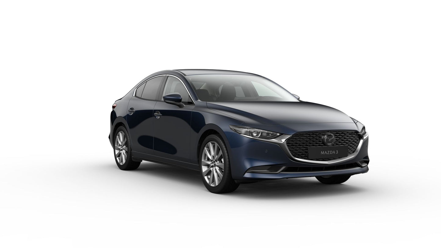 Mazda 3 Sedan 2.0L e-SKYACTIV X 186ps 6AT FWD Exclusive-Line – Deep Crystal Blue